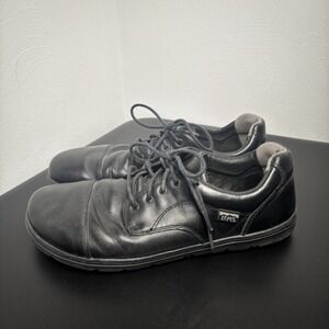 Lems Nine2Five Black Leather Minimalist Shoes Men's Size 12/46 Casual